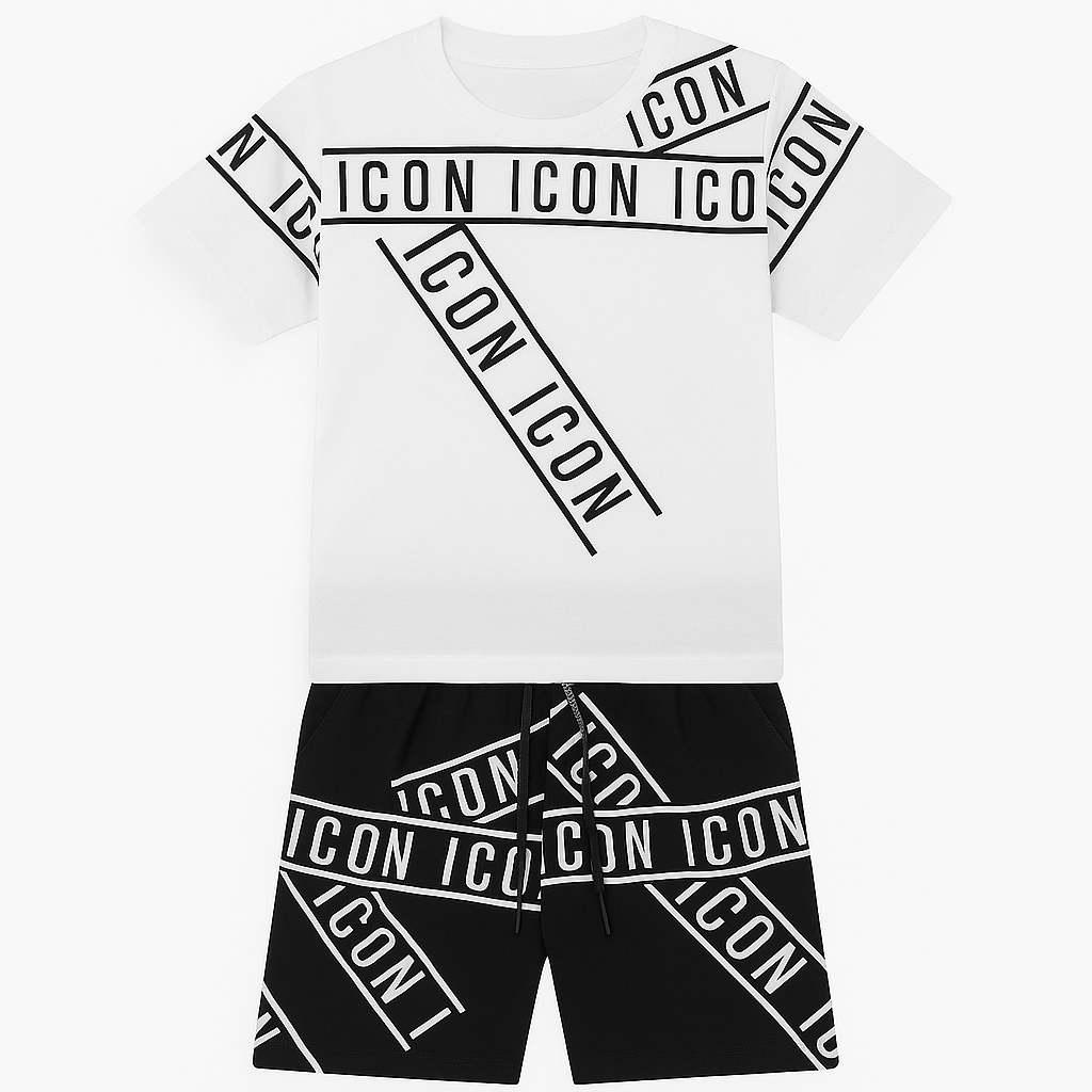 Set Copii DSQUARED2 Tricou și Pantaloni Scurți