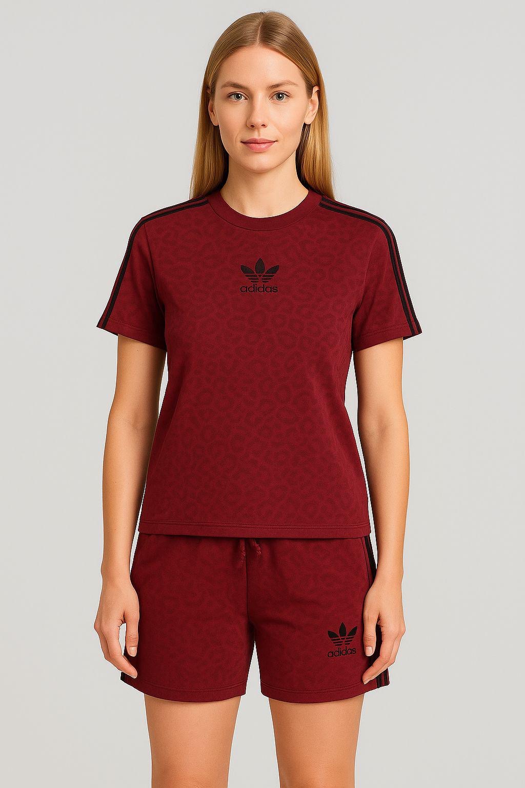 Set sport damă Adidas Originals cu imprimeu și logo brodat
