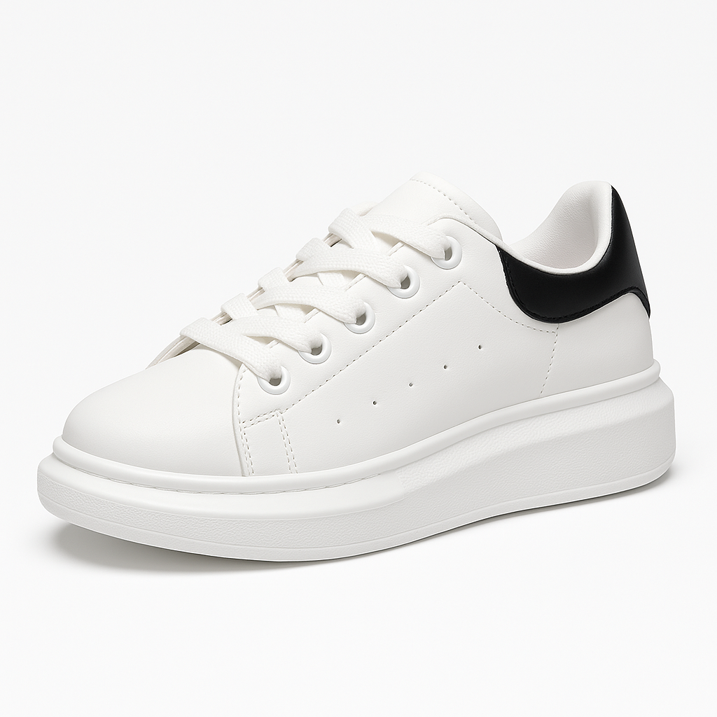 Pantofi sport copii tip designer cu talpă groasă – stil luxury casual
