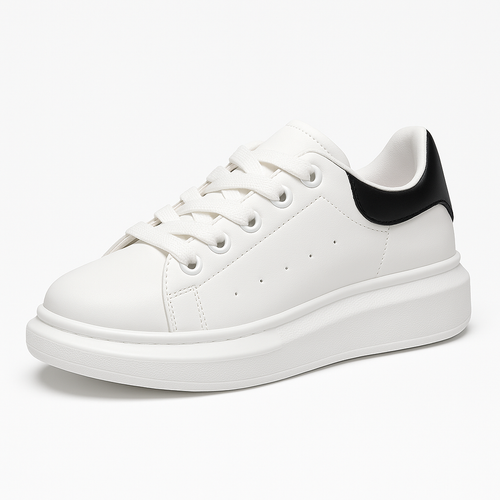 Pantofi sport copii tip designer cu talpă groasă – stil luxury casual