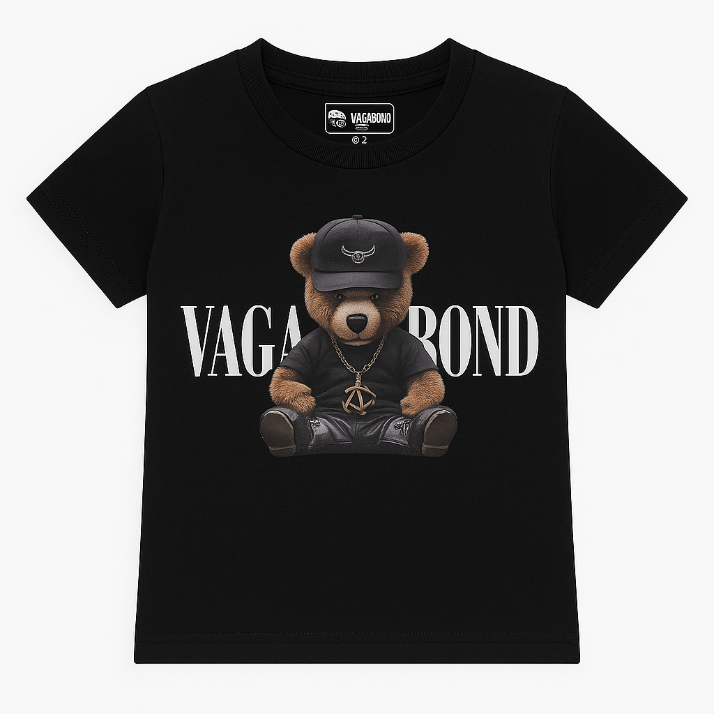 Tricou Copii Vagabond cu Ursuleț Streetwear 3D Print