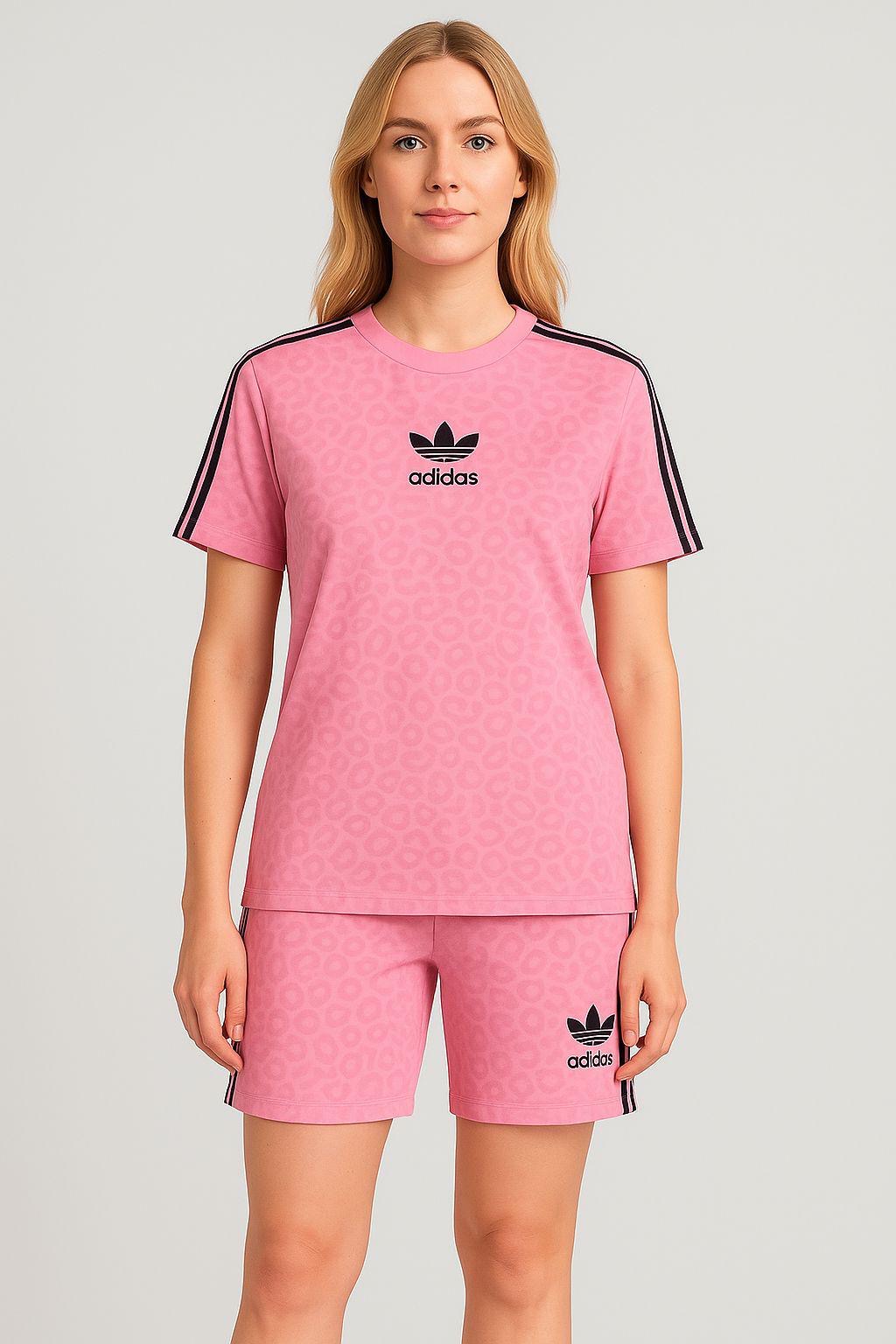 Set sport damă Adidas Originals cu imprimeu și logo brodat